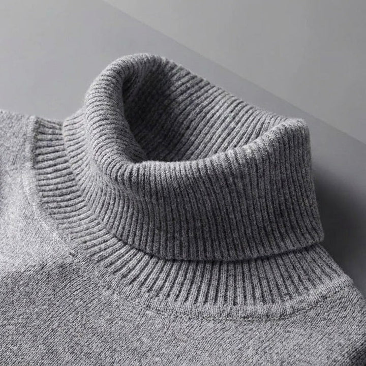 Klassischer Rollkragenpullover aus Kaschmir