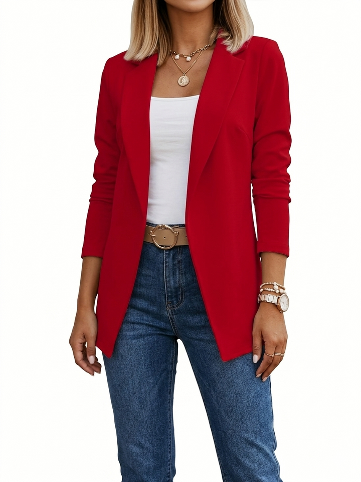 ELEGANT DRAPED BLAZER FOR WOMEN