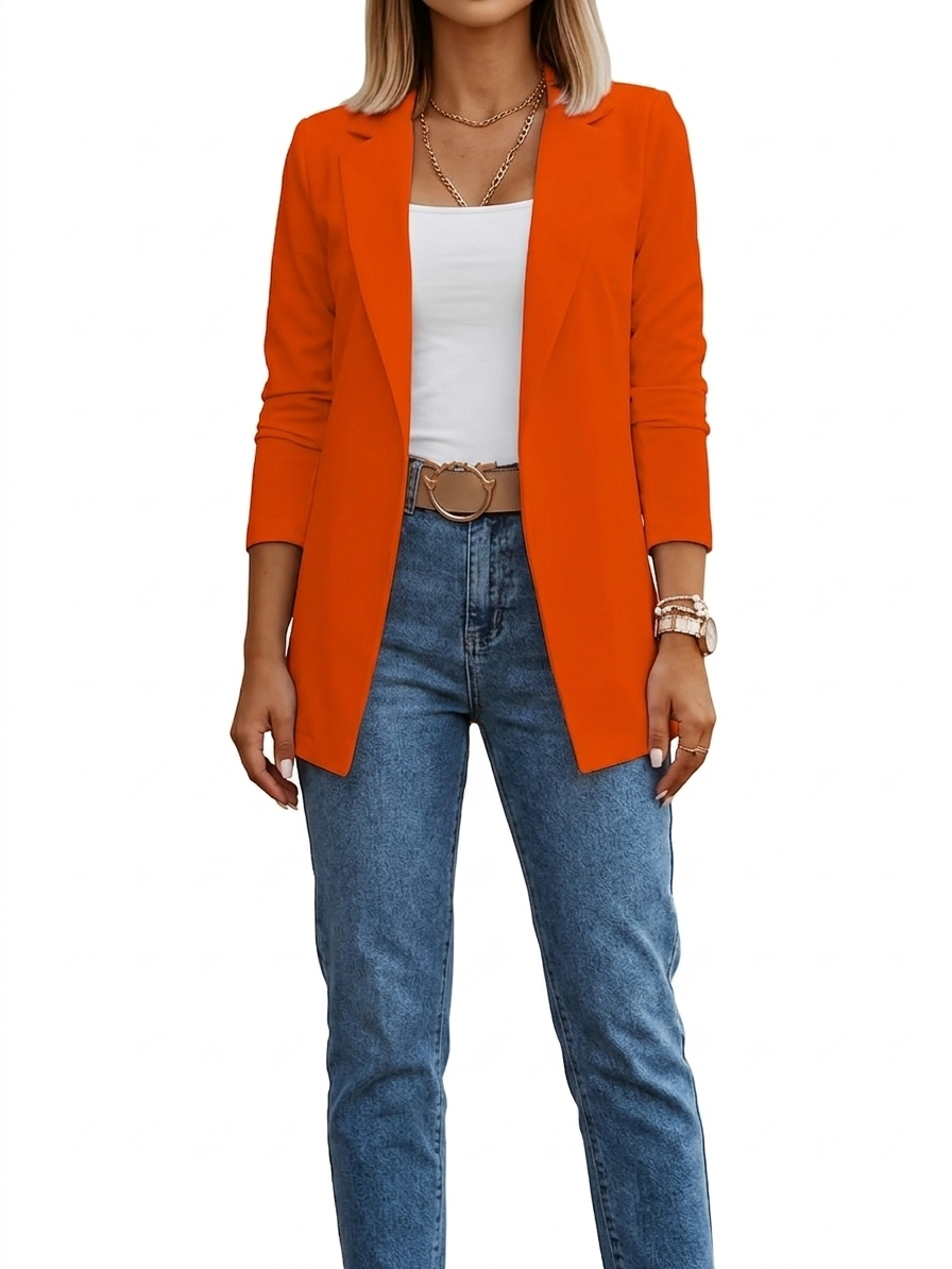 ELEGANT DRAPED BLAZER FOR WOMEN