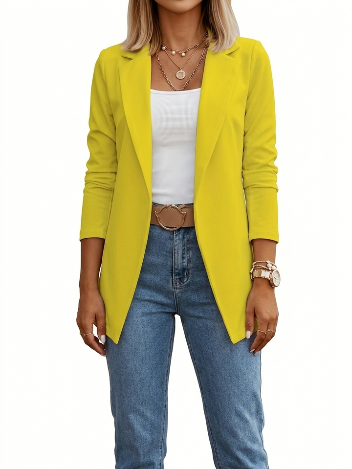 ELEGANT DRAPED BLAZER FOR WOMEN