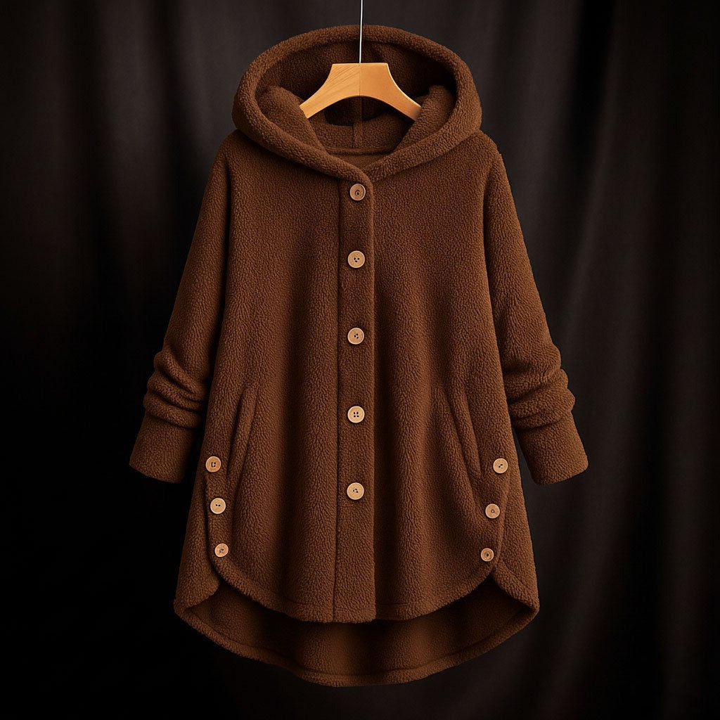 Manteau polaire à capuche Elena