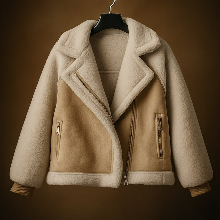 Veste Elena doublée en daim