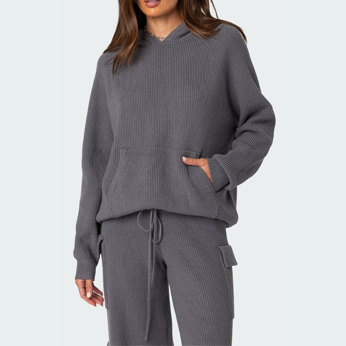 Ensemble cargo en tricot