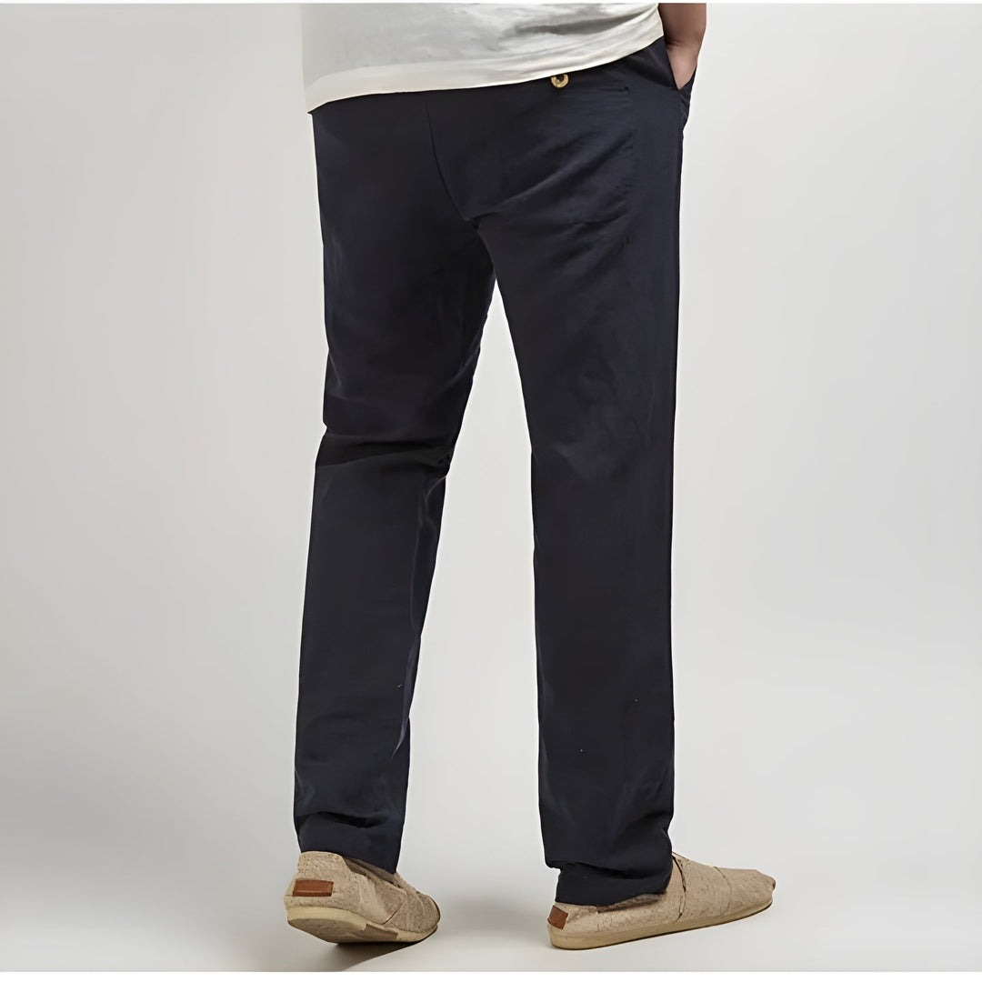 Pantalon en lin Hampton