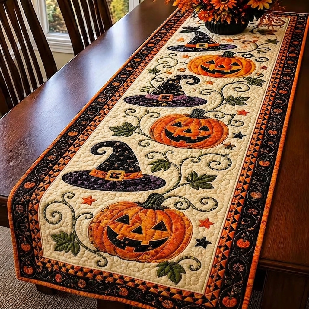 Festive Halloween Table Runner