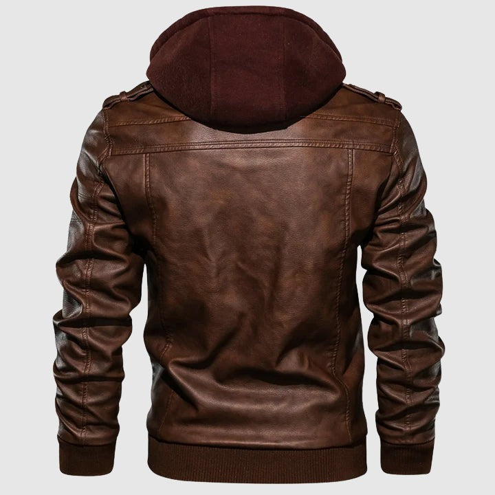 Veste de motard en cuir