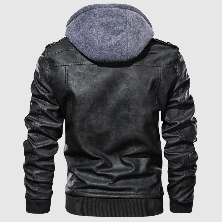Veste de motard en cuir
