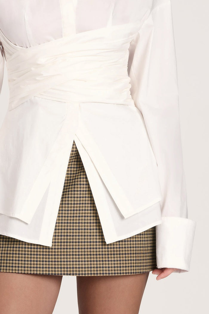 Chemise Tailleur Moderne avec Détail Portefeuille