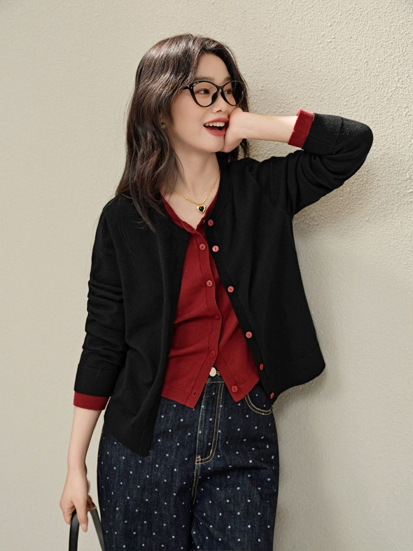 Cardigan deux pièces