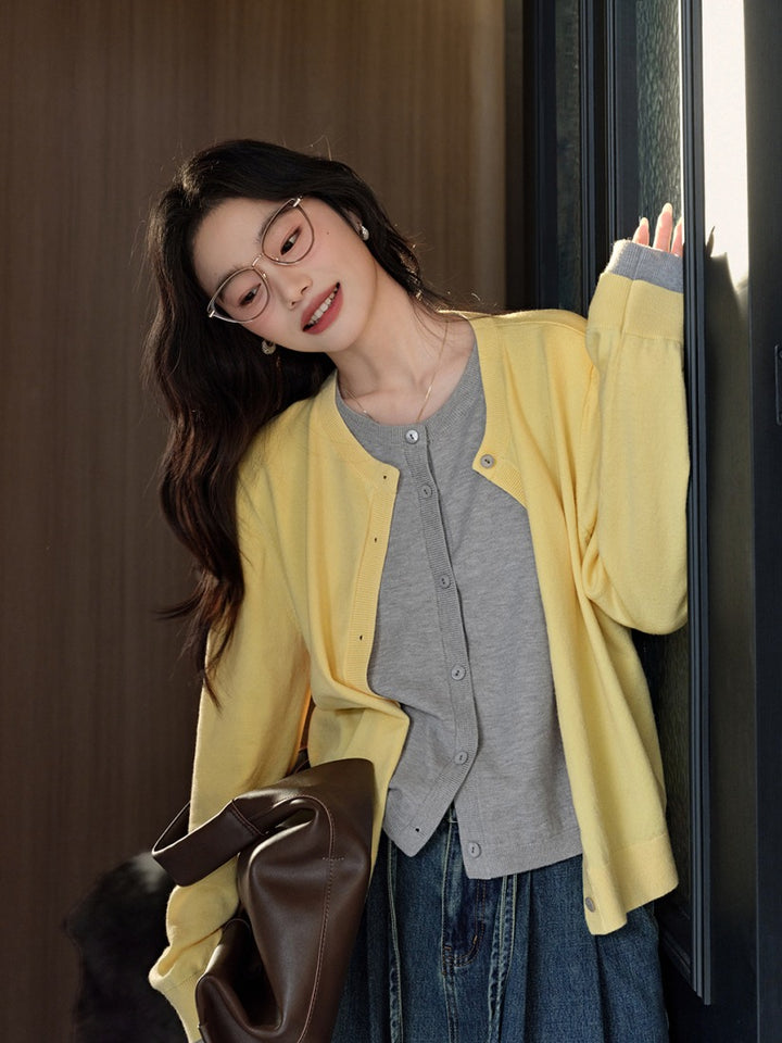 Cardigan deux pièces