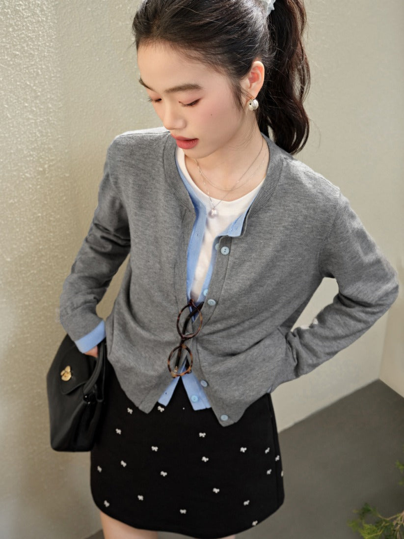 Cardigan deux pièces