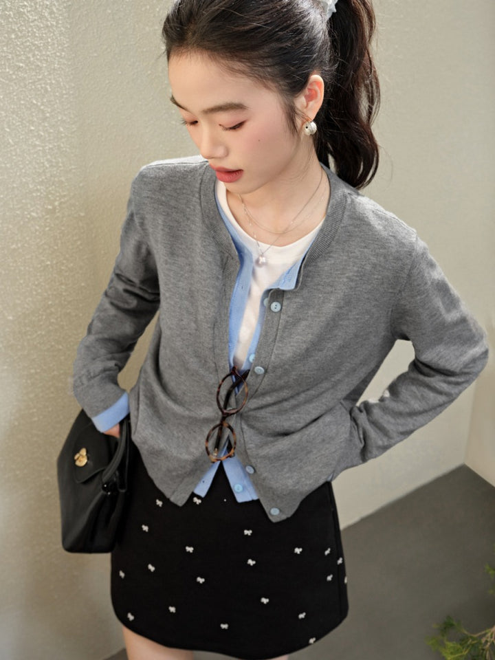 Cardigan deux pièces