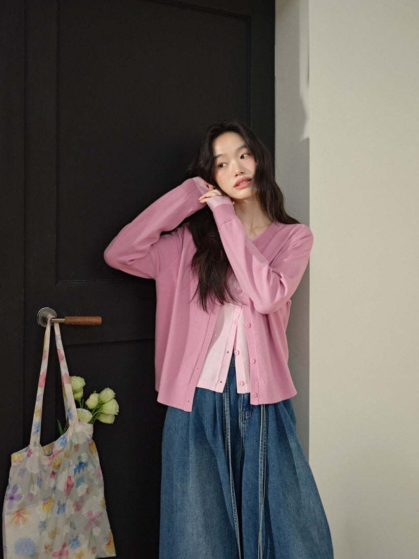 Cardigan deux pièces