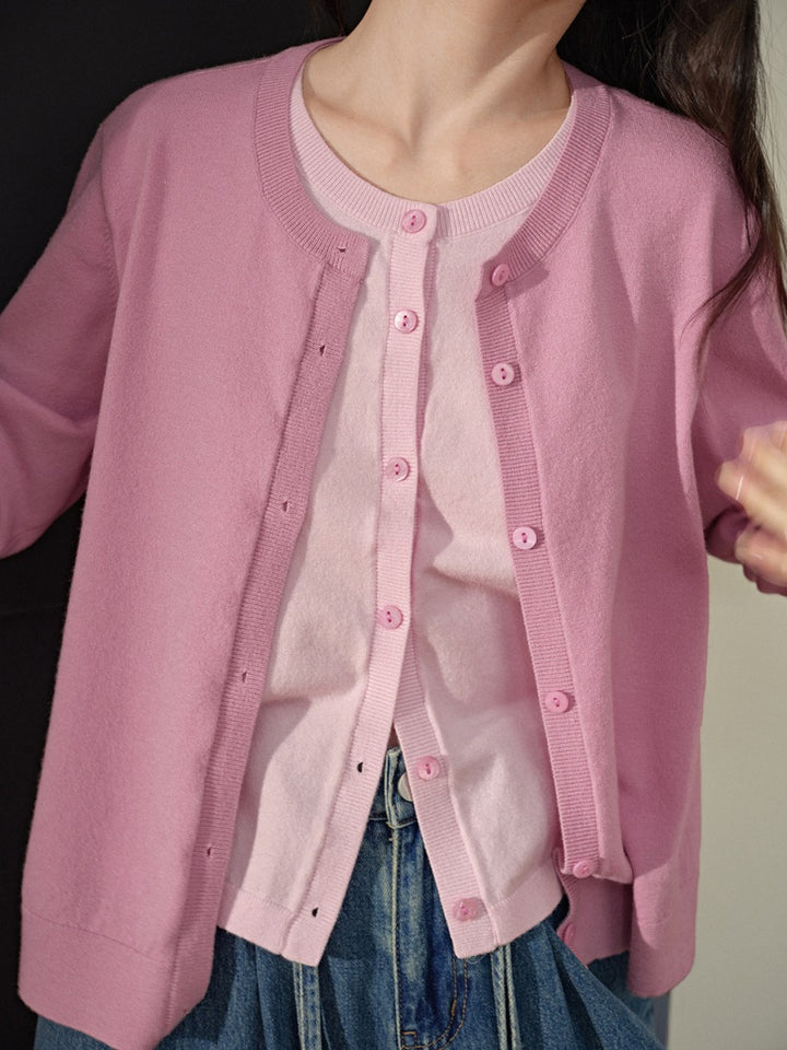 Cardigan deux pièces
