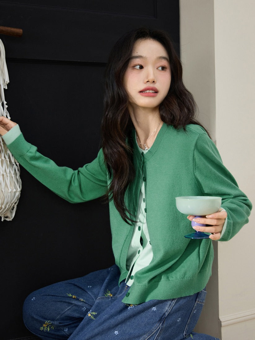 Cardigan deux pièces