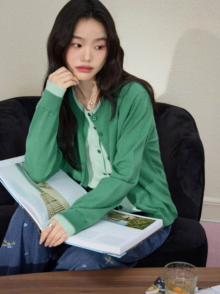 Cardigan deux pièces