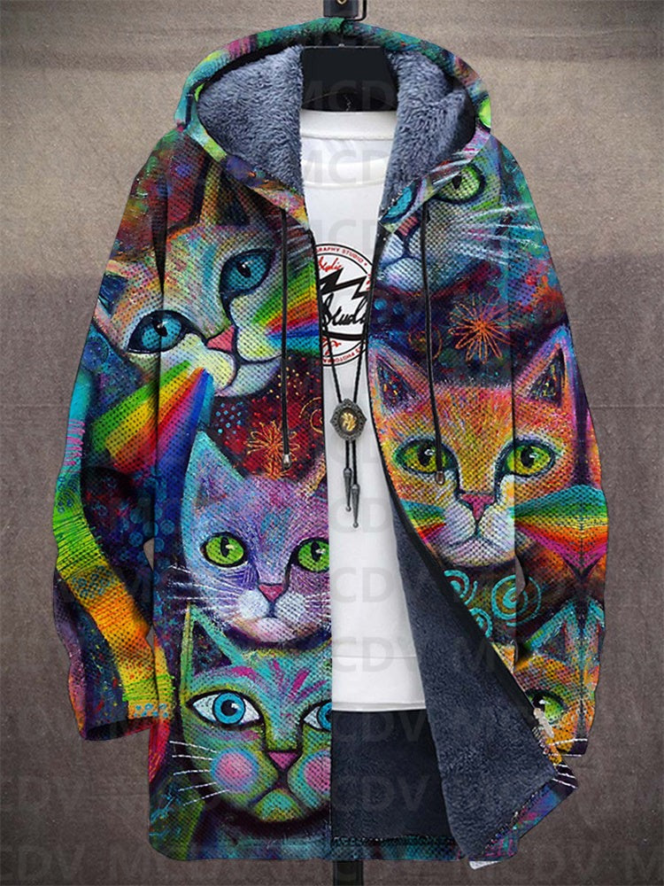 Un cardigan luxueux d'inspiration artistique