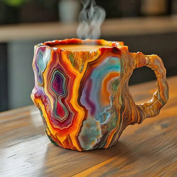 Mug en cristal minéral