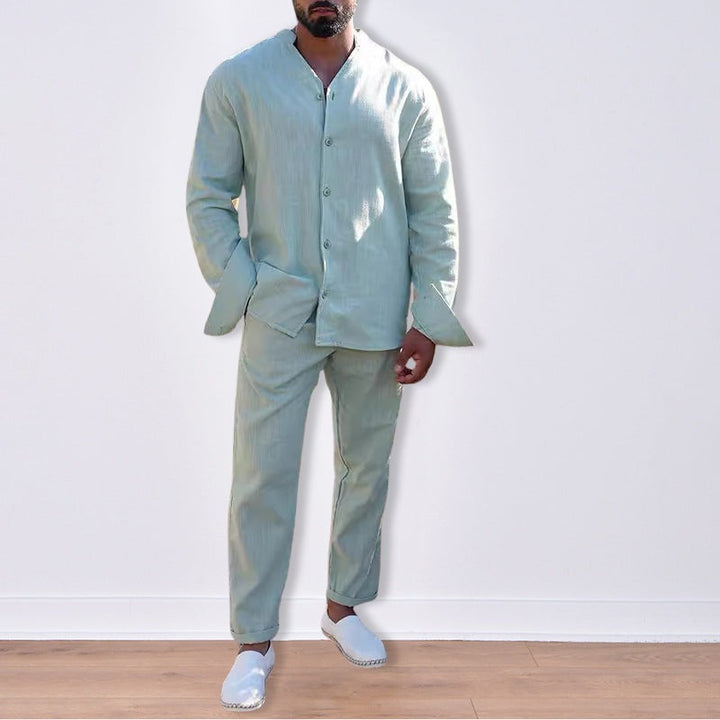 Ensemble en coton et lin