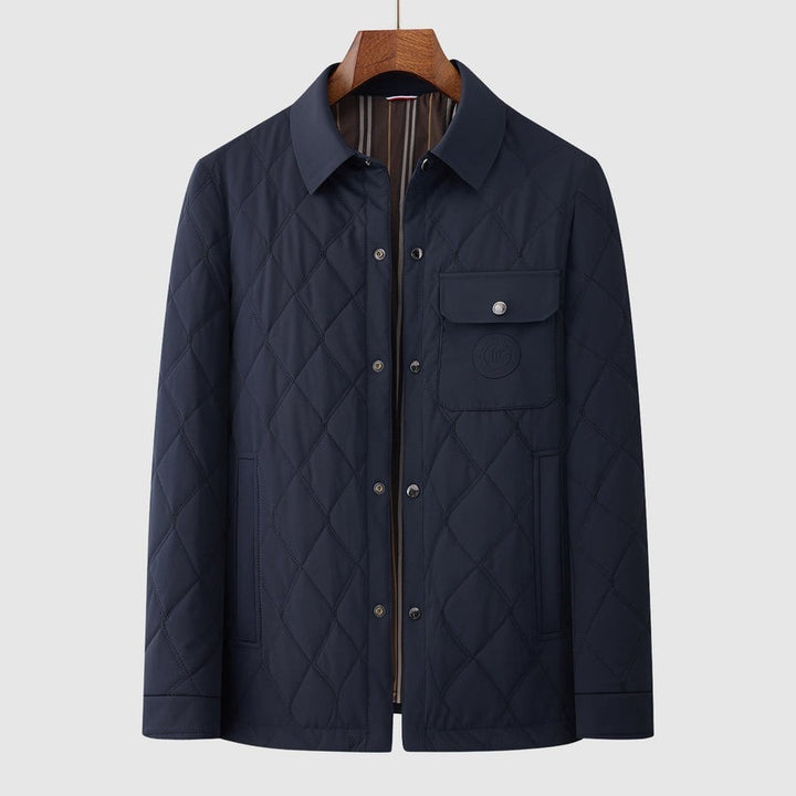 Veste chic matelassée surpiquée