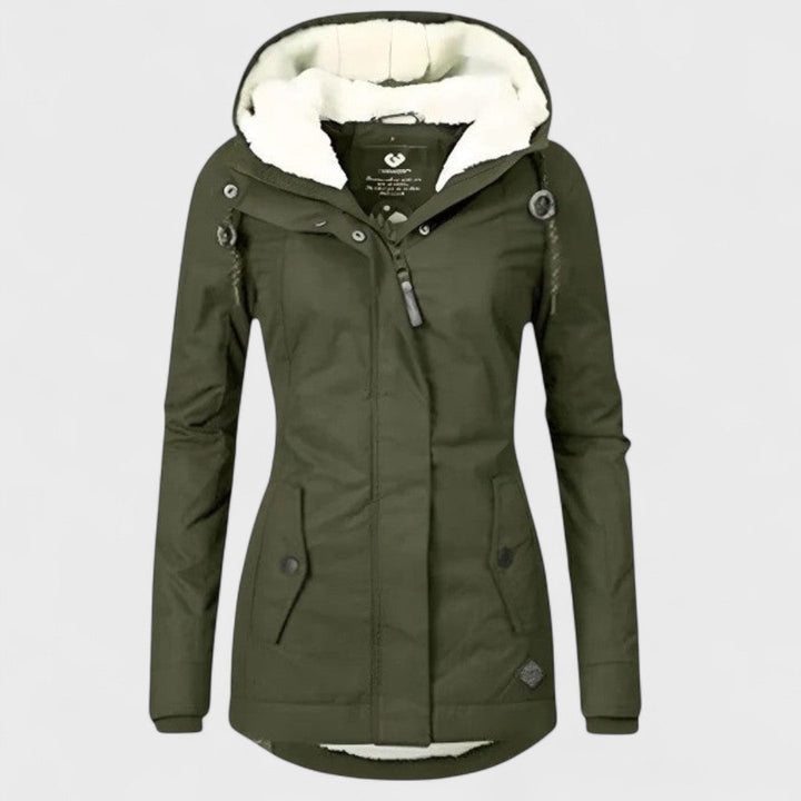 Parka longue intérieur polaire