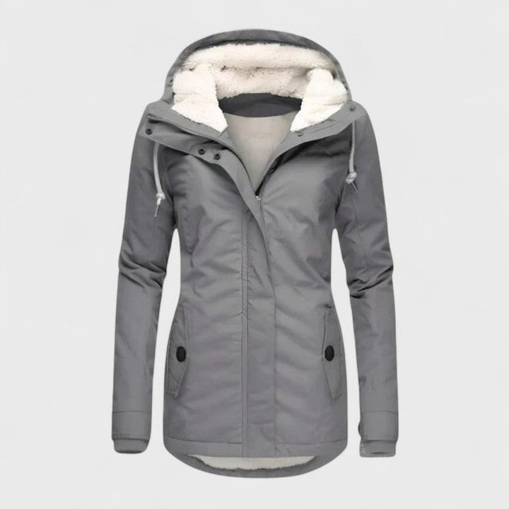 Manteau d'hiver chaud et imperméable à capuche