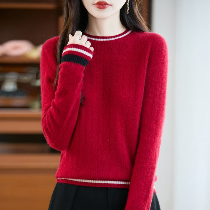 Pull en maille preppy