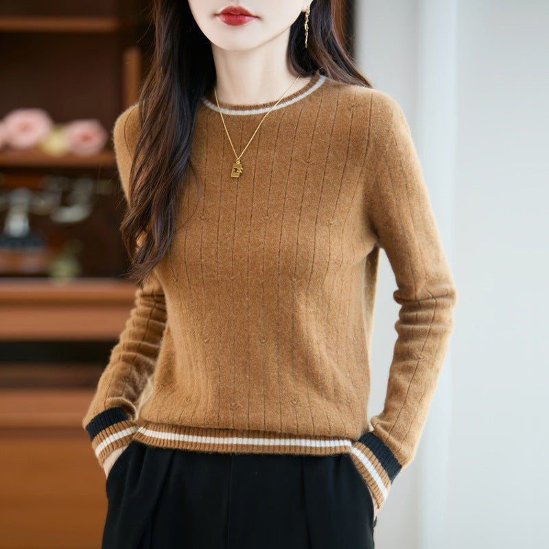 Pull en maille preppy