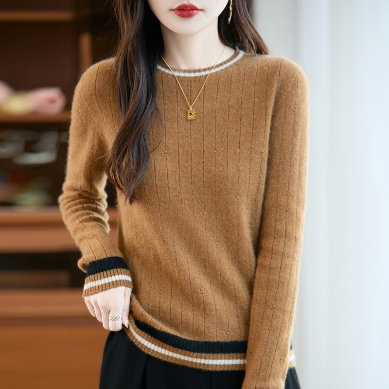 Pull en maille preppy