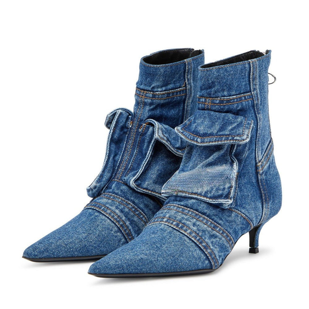 Bottes en denim