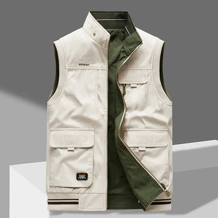 Veste sans manche chaude et épaisse