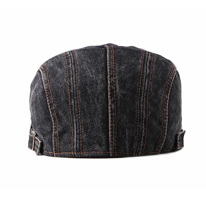 Casquette béret en denim