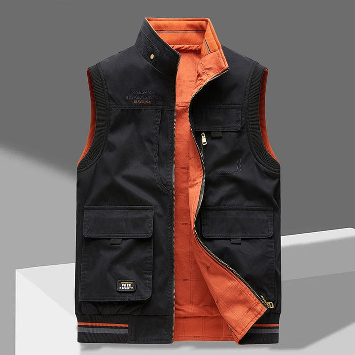 Veste sans manche chaude et épaisse