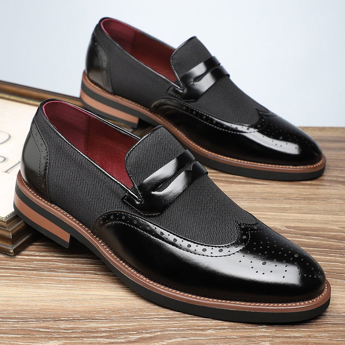 Mocassins brogues en cuir Regency