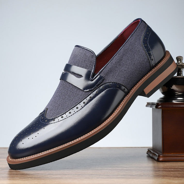 Mocassins brogues en cuir Regency