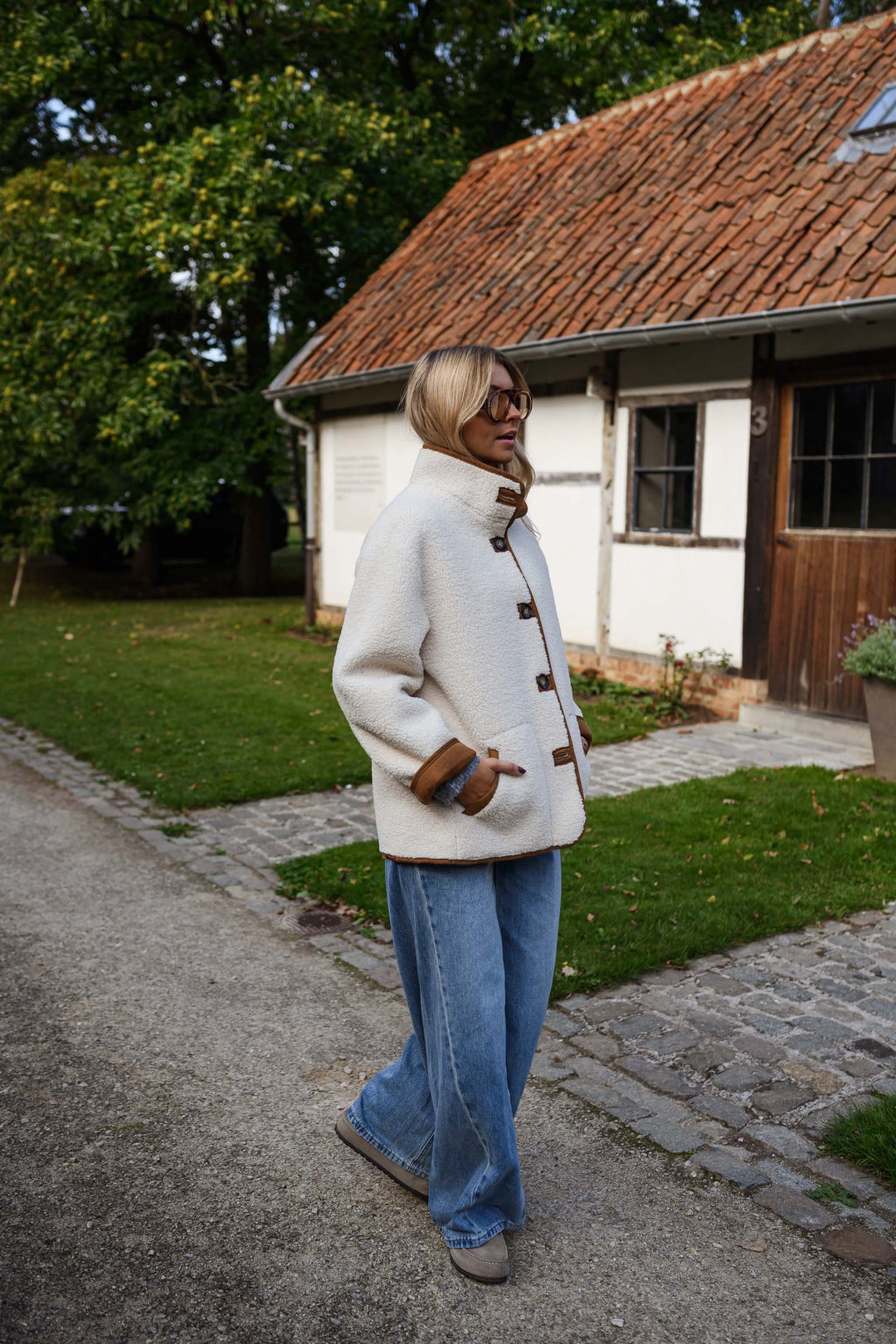 Veste réversible en polaire