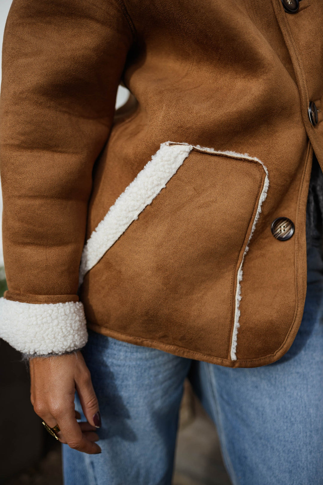 Veste réversible en polaire