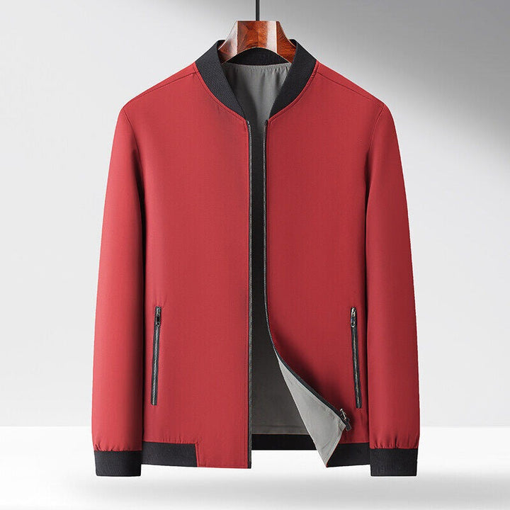 Blouson aviateur réversible bicolore