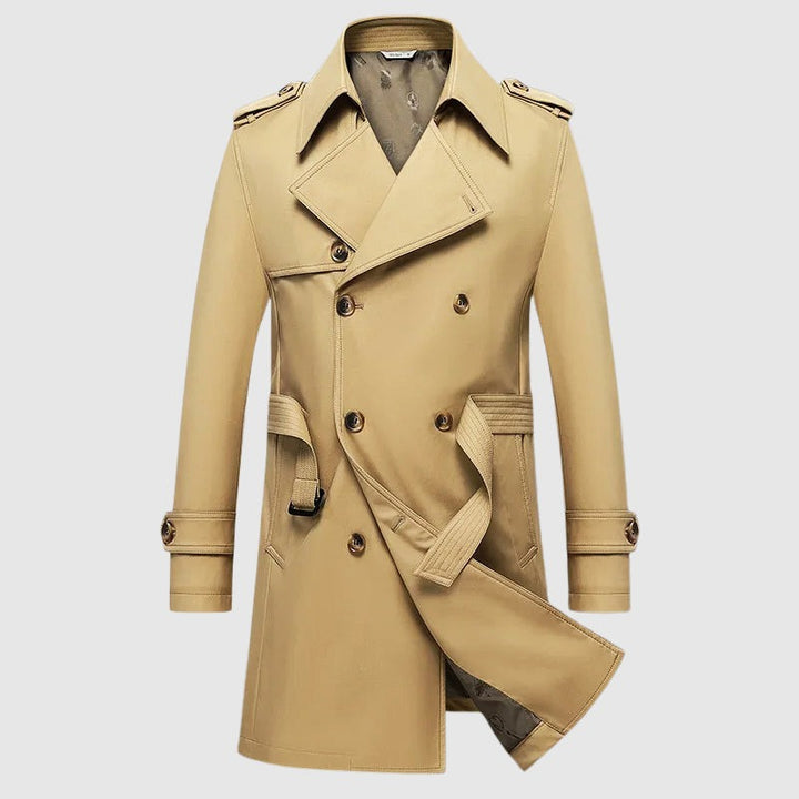 Manteau croisé intemporel
