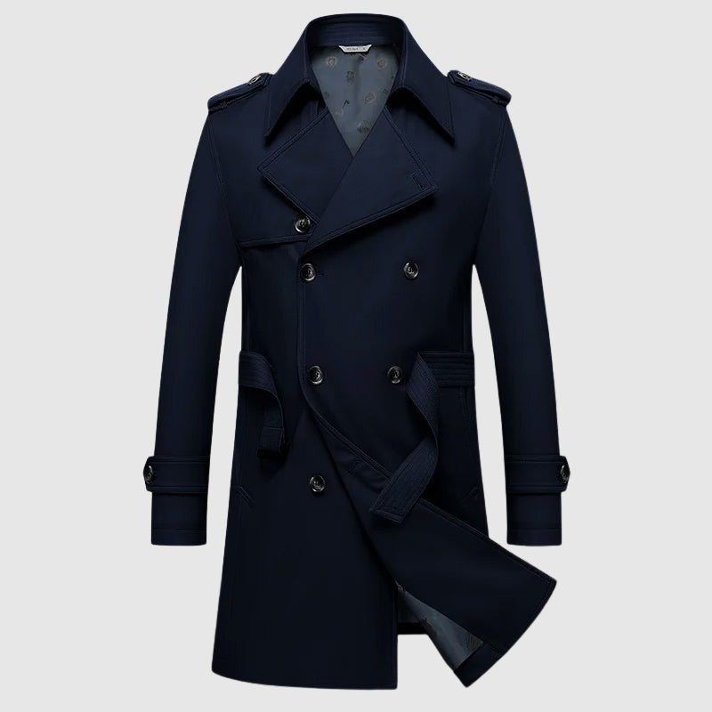Manteau croisé intemporel