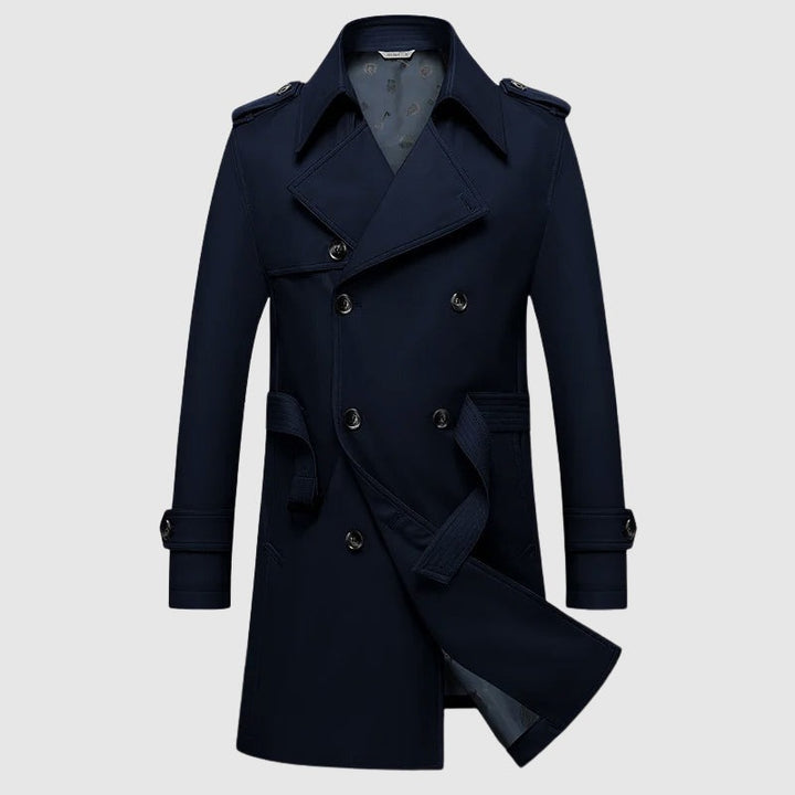Manteau croisé intemporel