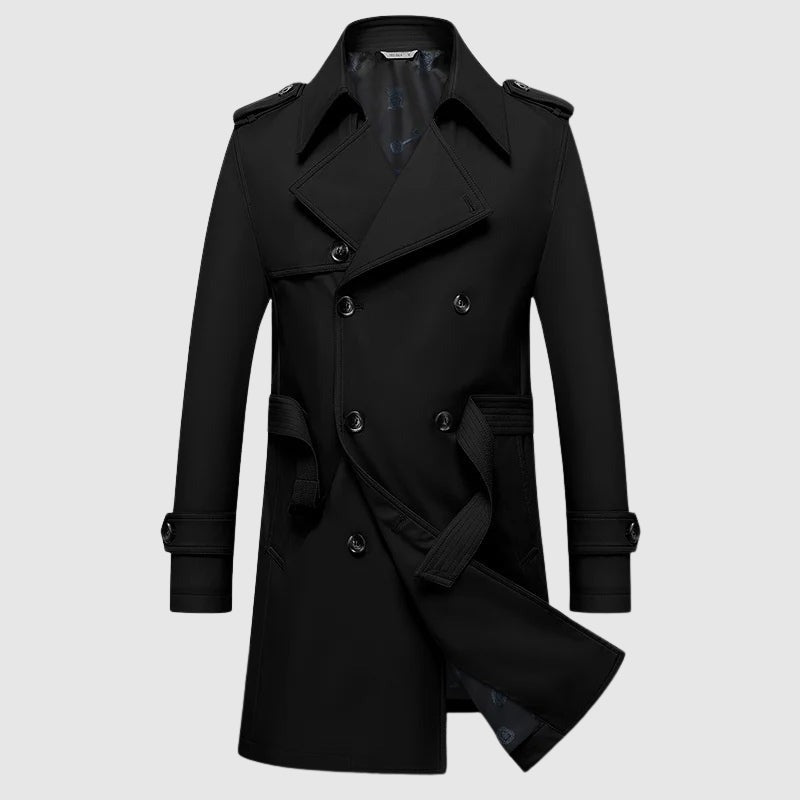 Manteau croisé intemporel