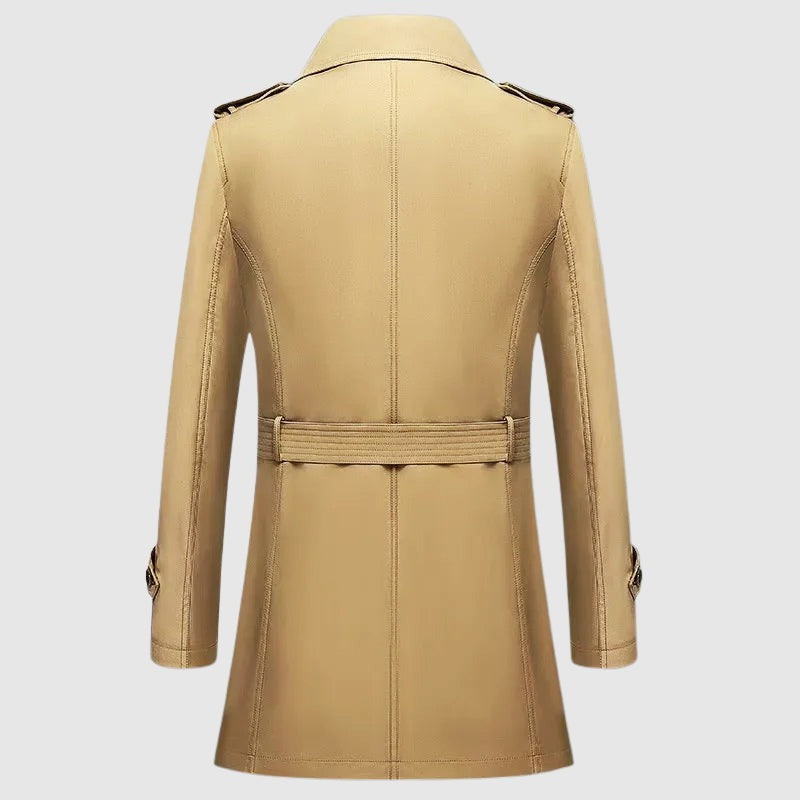 Manteau croisé intemporel
