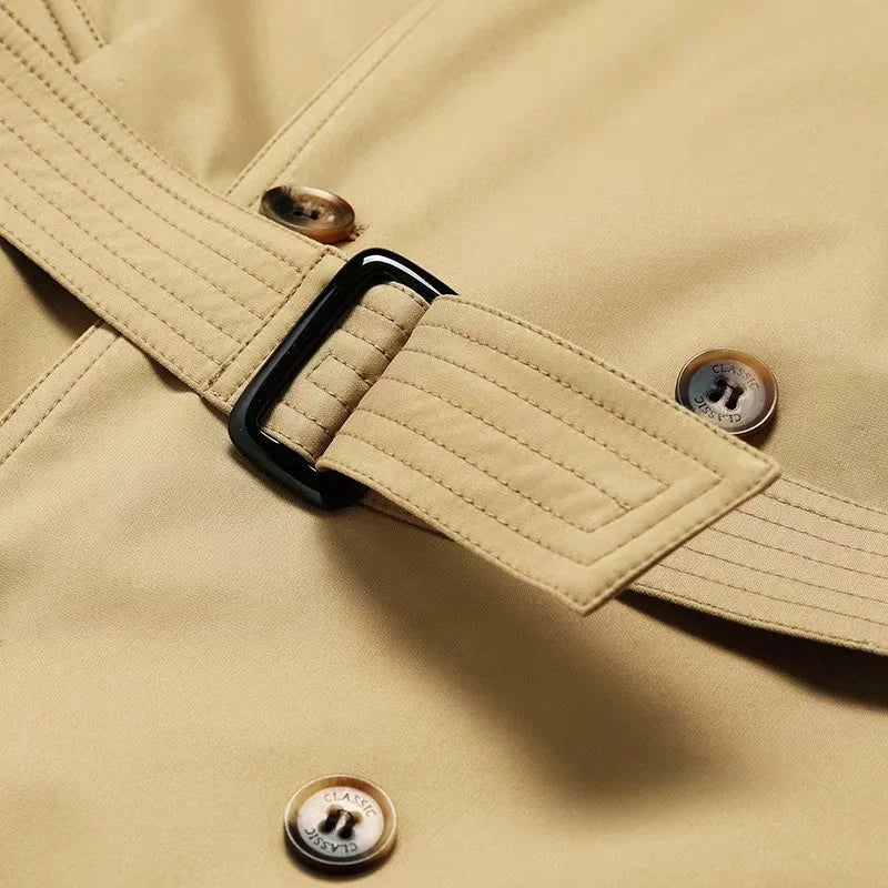 Manteau croisé intemporel