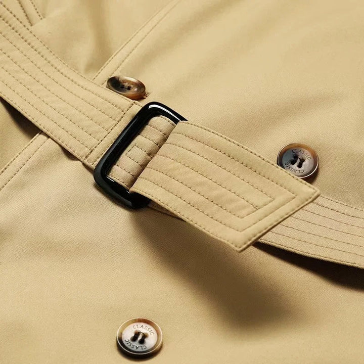 Manteau croisé intemporel