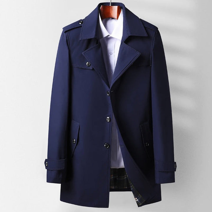 Trench-coat classique moderne pour homme