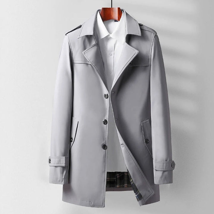 Trench-coat classique moderne pour homme