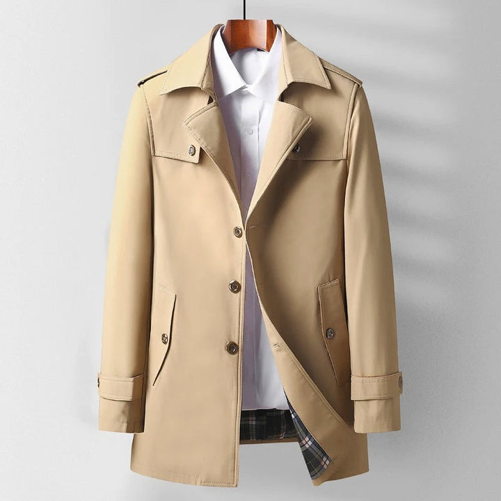 Trench-coat classique moderne pour homme