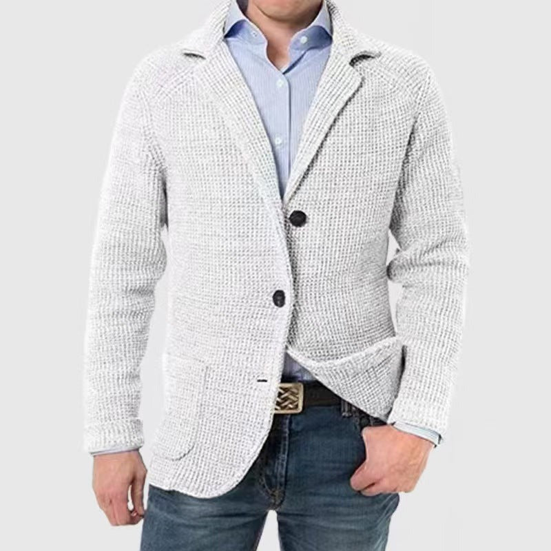 Gilet en maille texturée raffinée