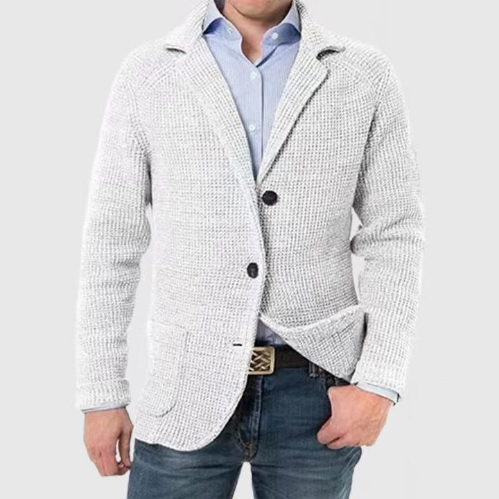 Gilet en maille texturée raffinée